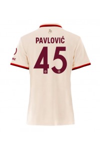 Fotbalové Dres Bayern Munich Aleksandar Pavlovic #45 Dámské Třetí Oblečení 2024-25 Krátký Rukáv